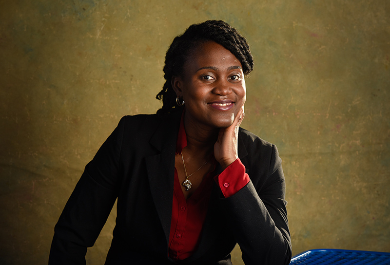 Dr. Cynthia Hazel is eager to help build support among black people for COVID-19 vaccines. Headshot of Cynthia Hazel.