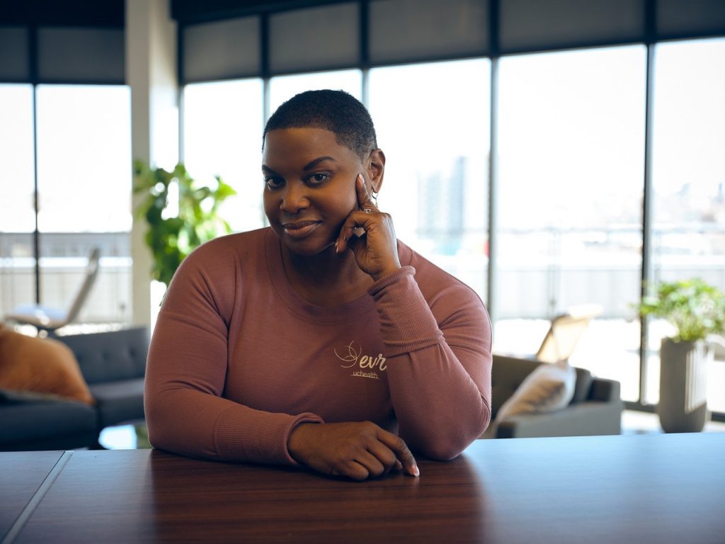 evre women's health podcast host, Gloria Neal