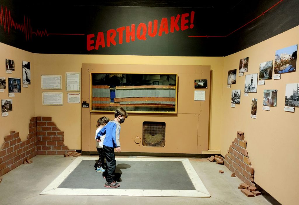 Kids enjoy the Dinosaur Journey Museum in Fruita, Colorado.