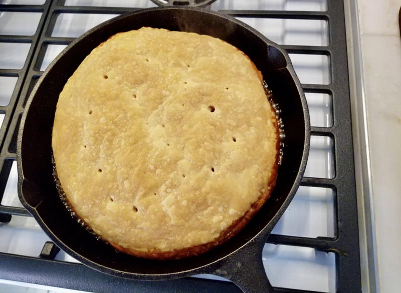 Tarte Tatin is a one-pan dessert, started on the stovetop, finished baked in the oven.
