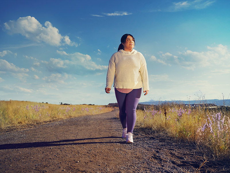Marlenia walking again after making an amazing spinal stroke recovery.