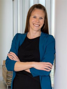 Dr. Kristen Nowak is co-principal investigator of a new trial studying whether inspiratory muscle strength training can help control blood pressure in patients with chronic kidney disease. Photo by UCHealth.