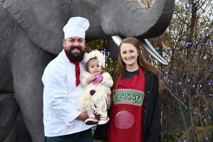 A family at the Cheyenne Mountain Zoo's Boo at the Zoo in Colorado Springs.