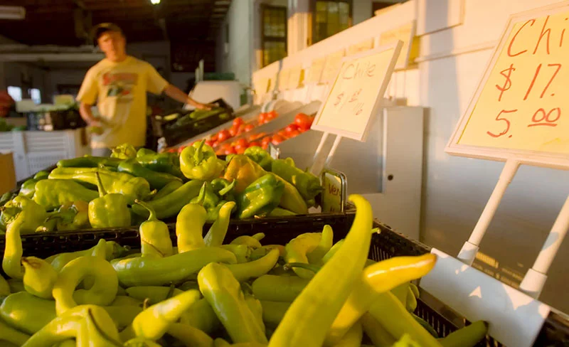 Green chile is packed full of flavor and nutrients, and we love to use it in Colorado. Photo by Denise Chambers/Miles, courtesy of Colorado Tourism Office.