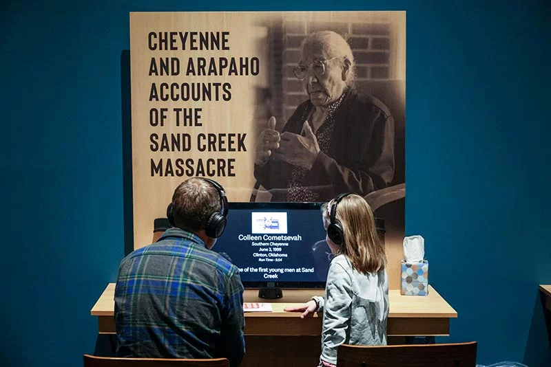 “The Sand Creek Massacre: The Betrayal that Changed Cheyenne and Arapaho People Forever” exhibit is open for viewing at the History Colorado Center in Denver, CO. Photo Courtesy of History Colorado.