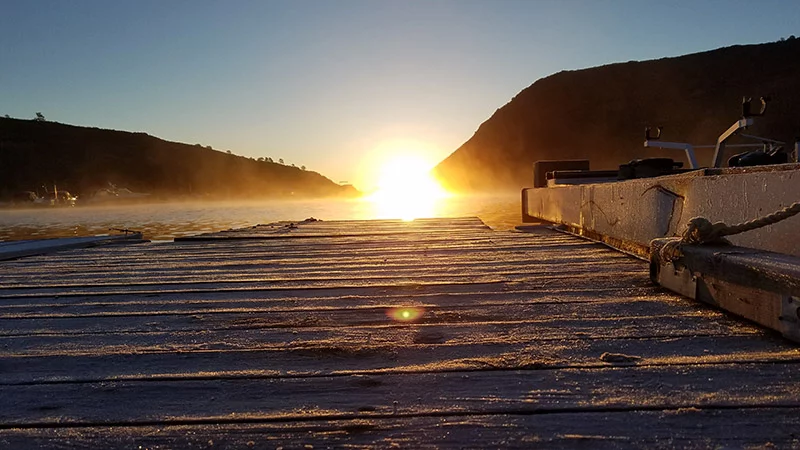 Sunrise over Horsetooth Reservoir in Fort Collins, Colorado. Photo by Nicole Caputo, UCHealth.