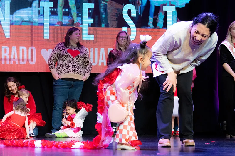 The Little Miss Valentine is a fun event for kids and spectators at the Loveland Sweetheart Festival, held every February in Loveland. Photo courtesy of Loveland Sweetheart Festival.