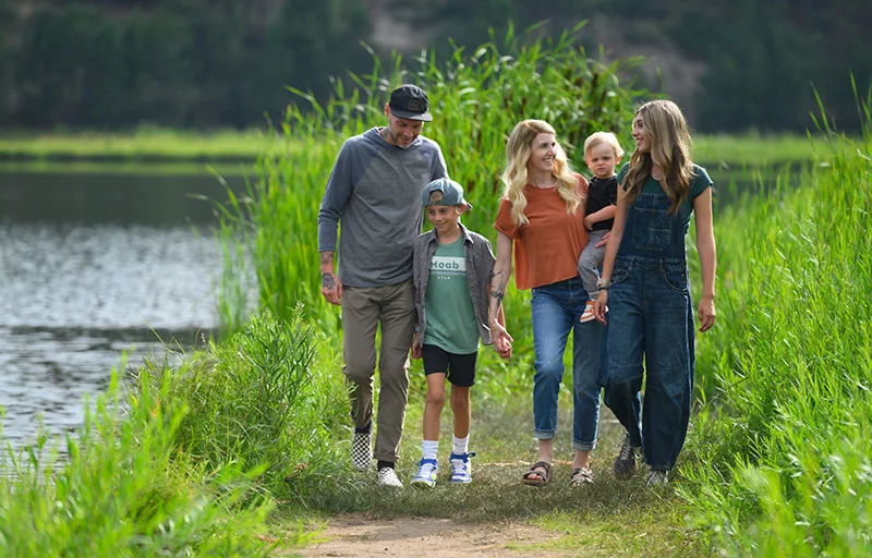With her melanoma in retreat thanks to TIL therapy, Melahn and family are once again able to enjoy the outdoors and love hiking and camping together. Photo by Mark Reis, for UCHealth.