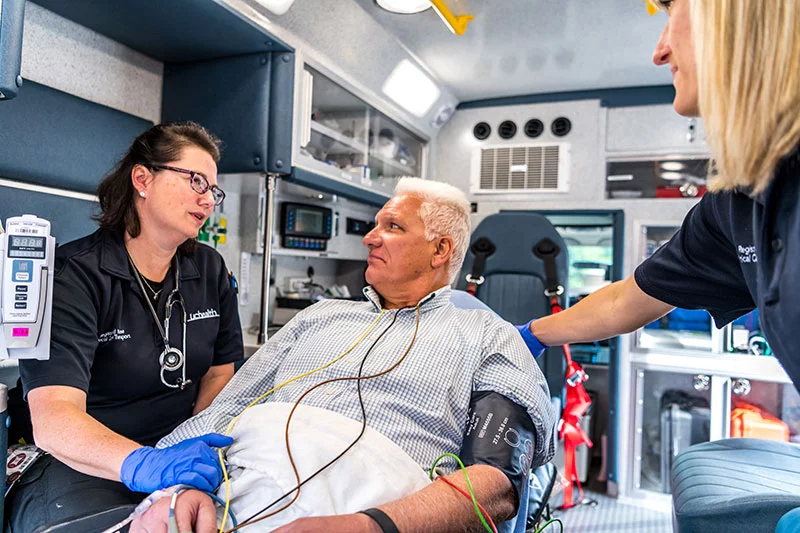 Emergency medicine doctors at UCHealth are looking at ways to expand fall prevention tools they know help in their hospitals into rural area clinics and hospitals that might not have as many available resources. Telemedicine may be a solution. Photo: UCHealth.