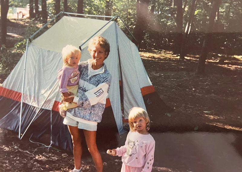 Dr. Anne Flower, a UCHealth ER doctor, spent summers with her mother and sister camping and traveling the West. She set a new women's record in the Leadville Trail 100 race this summer. Photo courtesy of Anne Flower.