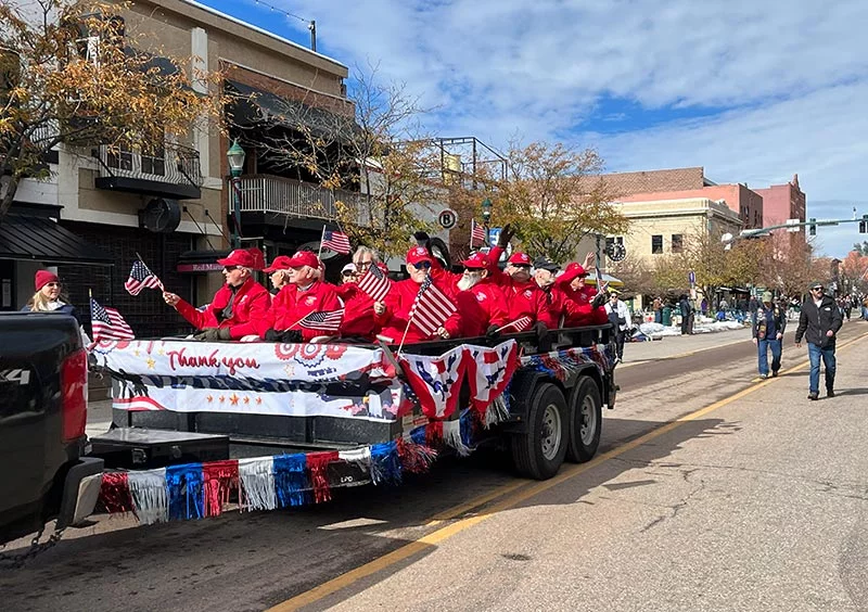 The Veterans Parade in Colorado Springs. Photo by O'Donnell and O'Donnell.