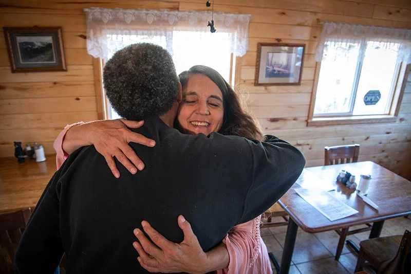 Willie Quinney's small Wet Mountain Valley community pitched in for his search for a kidney donor. Photo by Chuck Bigger, for UCHealth.