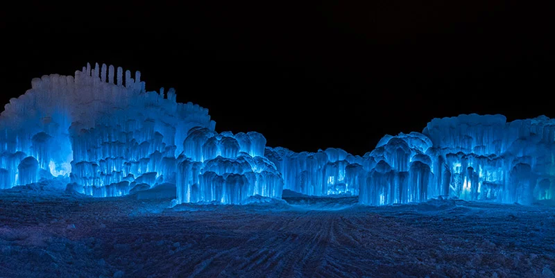 Explore the amazing beauty of Ice Castles this winter at two Colorado locations. Photo courtesy of Ice Castles.