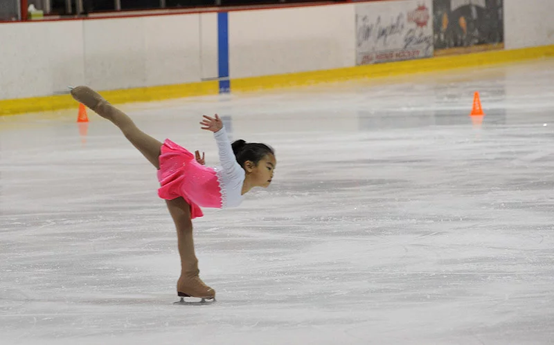 Ellie Kam said she was always compeitive, even when she was little. Her partner, Danny O'Shea, said she's a hard worker, but she also has that "it" quality, which makes her skating emotional and compelling for their fans. Photo courtesy of Dr. Benjamin Kam.