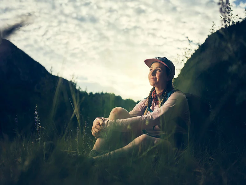 Sarah Westhoff is an outdoor enthusiast who enjoys hiking, rock climbing, skiing and snowboarding, Photo by Willie Petersen, for UCHealth.