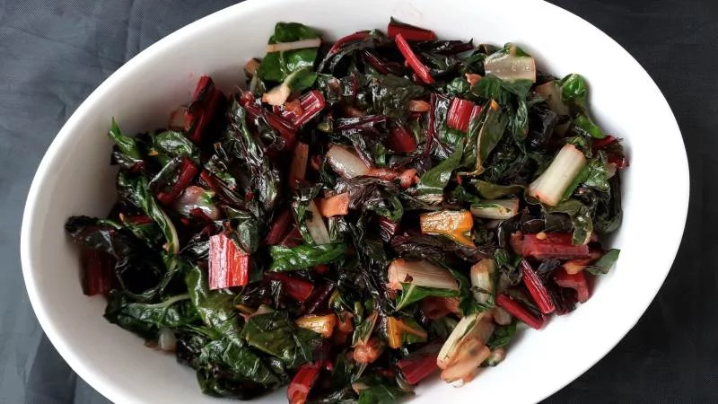If you're searching for Swiss chard recipes to try this winter, this versatile leafy green offers color, flavor and plenty of nutrition. Photo by Bill St. John, for UCHealth.