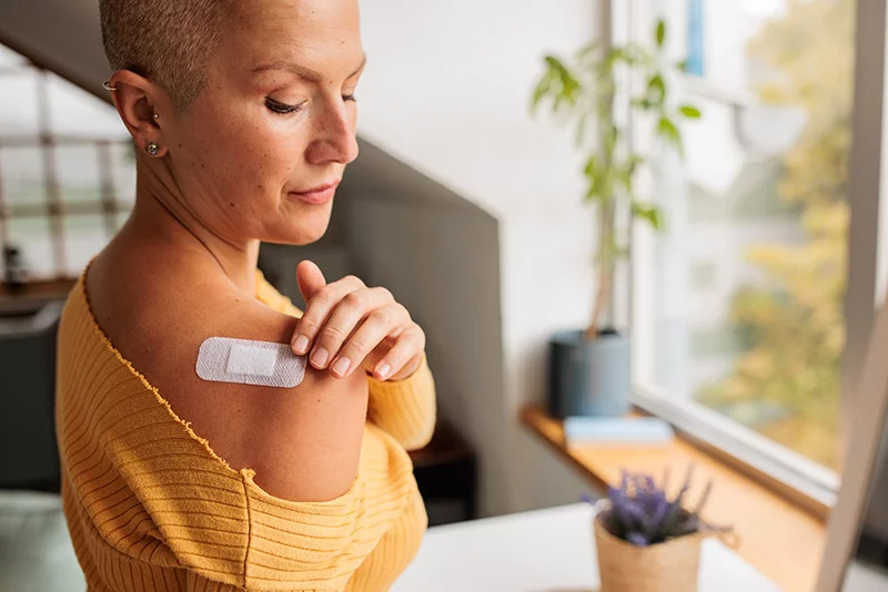 Most healthy women under age 60 or within 10 years of menopause can safely use hormone therapy to ease symptoms like hot flashes and poor sleep. Studies show that for most women in their 50s, the risks of hormone therapy are low, and newer nonhormonal medications are available for those who cannot take hormones. Photo: Getty Images.