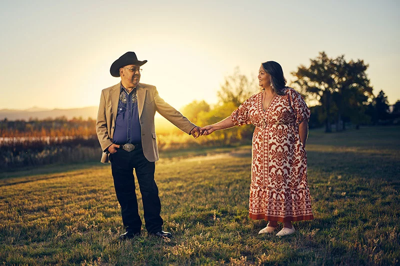 Just before being wheeled into their surgeries for their kidney transplants, Miguel and Dana paused. They said “I love you” to one another, and they kissed. Then Dana thanked her husband, adding that she had prayed the night before that the operation would be a success. Photo by Willie Petersen, for UCHealth.
