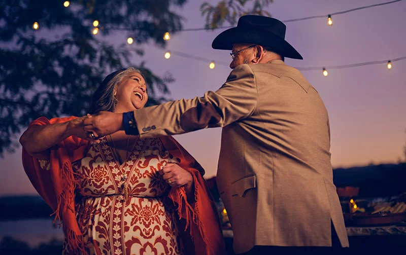 Dana and Miguel went out dancing on their first date together. After that blind date, they realized they had a powerful connection that has carried them through more than 30 years together. Photo by Willie Petersen, for UCHealth.