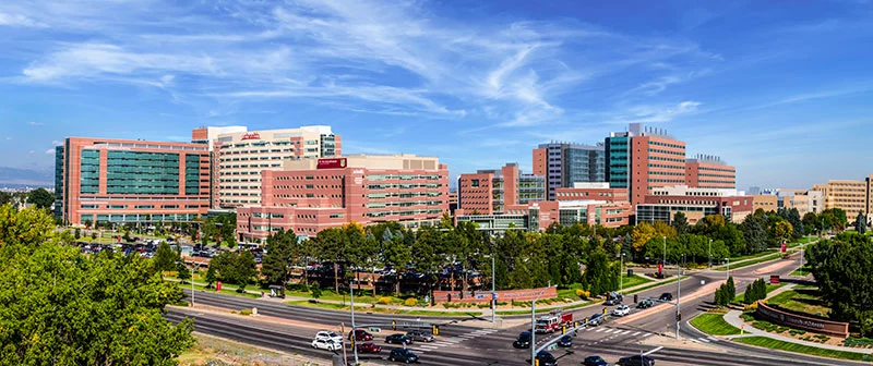 While Don Ament served in the Colorado legislature, he built support for a new hospital. Today, UCHealth University of Colorado Hospital has grown and expanded at the Anschutz campus in Aurora. Photo: UCHealth.