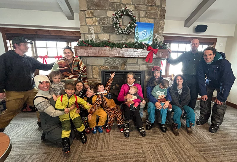 Peggy spends Christmas 2024 with her entire family. Photo courtesy of Peggy Martin.