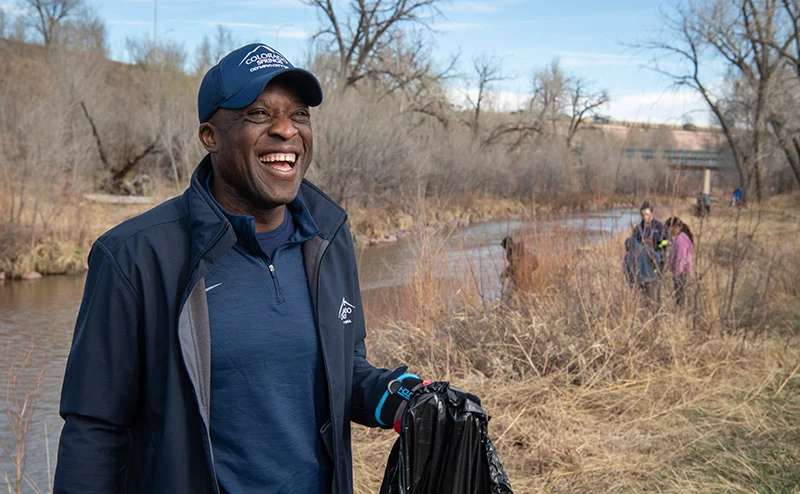 Colorado Springs Mayor Blessing "yemi" Mobolade. Photo by Chuck Bigger, for UCHealth.