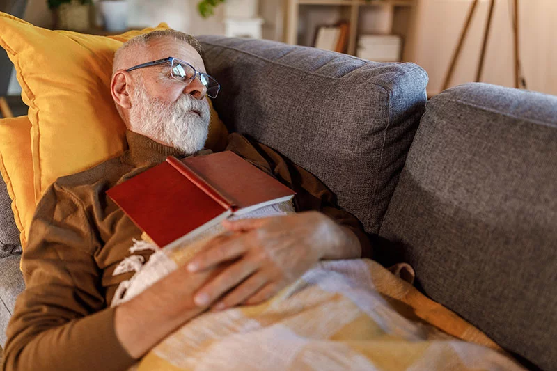 As people reach their 60s, circadian rhythm shifts earlier in the day, and the sleep hormone melatonin is released earlier and in smaller amounts. At the same time, people lose deep non-rapid eye movement sleep, changes that can lead to sleep problems and affect memory, mood, immune health and the body’s ability to repair itself. Photo: Getty Images.