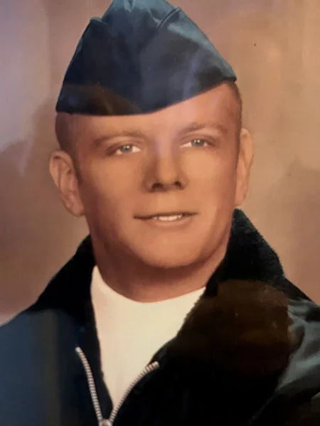 Golden in 1976, after he joined the U.S. Air Force. Photo courtesy of Ray Golden.