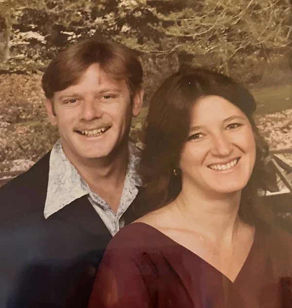 Golden and his wife, Meredith, in 1979, shortly after they got married. They met at Colorado Springs bowling alley, where they both worked. Photo courtesy of Ray Golden.