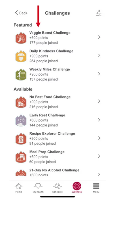 In addition to setting a wellness goal, there are many challenges you can participate in to keep you motivited and earn badges or rewards from UCHealth's community partners. Photo: UCHealth.