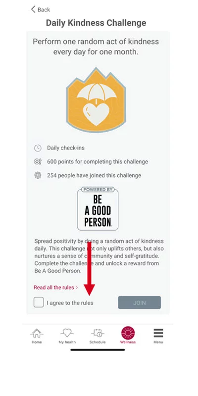 Challenges offer incentives and motivation, as well as accountability. Photo: UCHealth.