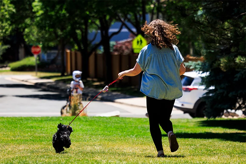 Margot was diagnosed with thyroid cancer at 30, but finished treatment a decade ago and is cancer free. She was active until uterine fibroids disrupted her life about two years ago and limited the activities she enjoys. Photo by Michael Ciaglo, for UCHealth.