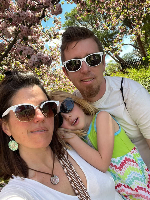 Kate, Mike and Runi. Photo courtesy of Kate Showalter.