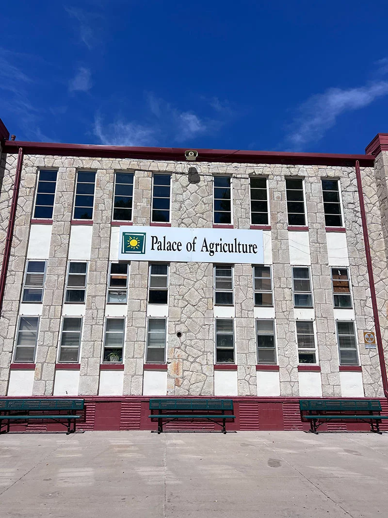 The Palace of Agriculture building on the Colorado State Fair fairgrounds is getting an upgrade with new historically accurate windows. Many of the historic buildings on the fairgrounds date to the 1930s and 1940s and exist thanks to the craftsmanship of federal Works Progress Administration laborers.