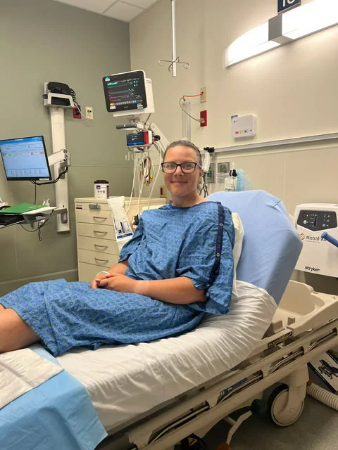 Over the course of two years, Karissa Goossen underwent fertility preservation, chemotherapy, a double mastectomy, radiation, thyroid surgery, breast reconstruction and additional chemotherapy after a cancer recurrence. Photo courtesy of Karissa Goossen. 