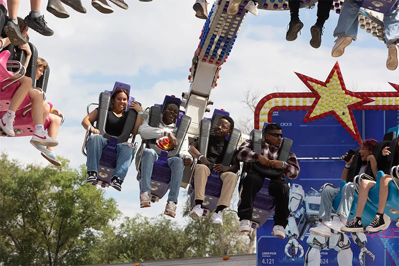 Desde emocionantes atracciones hasta tradiciones muy queridas, la Feria Estatal de Colorado sigue siendo uno de los eventos más destacados del verano en Colorado. Foto de Steve Bryant, cortesía de Colorado State Fair.