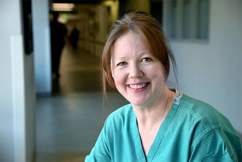 Photo of nurse Karen Leavey at the hospitalKaren Leavey. Photo: Sonya Doctorian, UCHealth