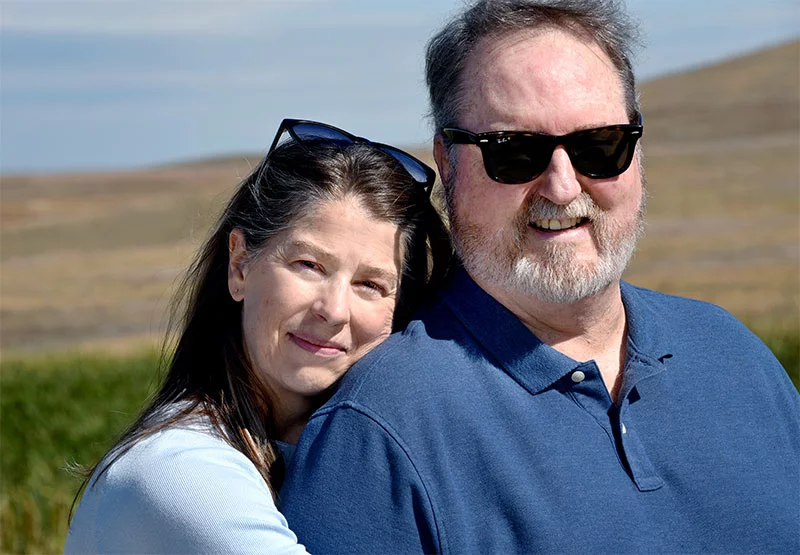 Kate met Ted D'Arcy 36 years ago at the University of Wyoming in Laramie, where she was a senior and he was in law school. He asked her to dinner at his place. She was dazzled when he presented game hens and wild rice. They’ve been together since then and have been married for 29 years. Photo by Sonya Doctorian, UCHealth.