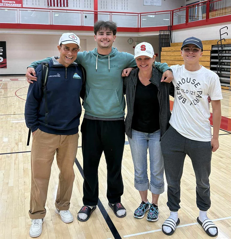 In May 2026, the Gautreaux family celebrated Abbott singing with Adams State University to play football and lacrosse. Abbott graduated from Steamboat Springs High School later that month. Photo courtesy of Eric Gautreaux.